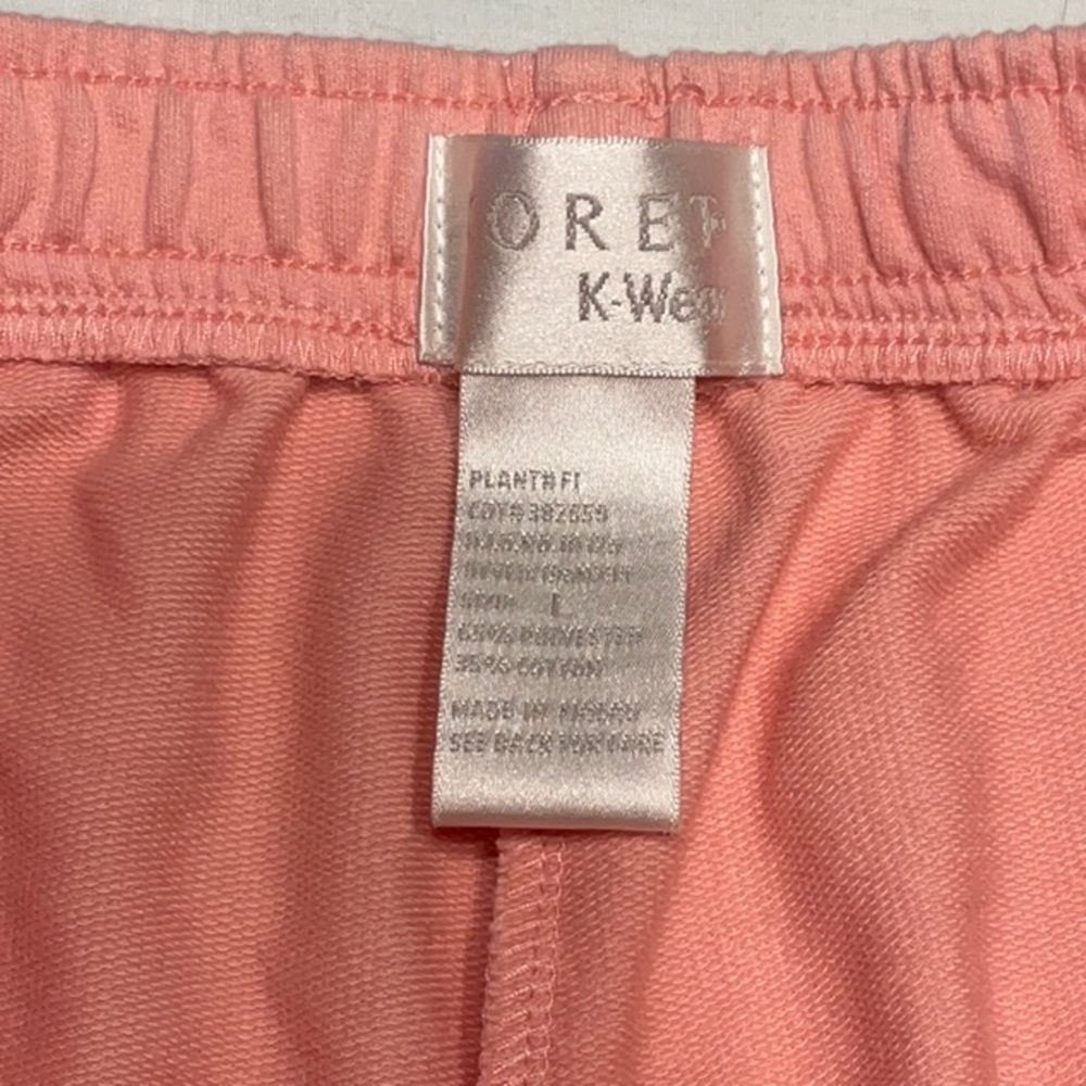 Koret K-Wear Cotton Blend Slip On Pants with Pockets Elastic Waistband Large - Picture 3 of 6